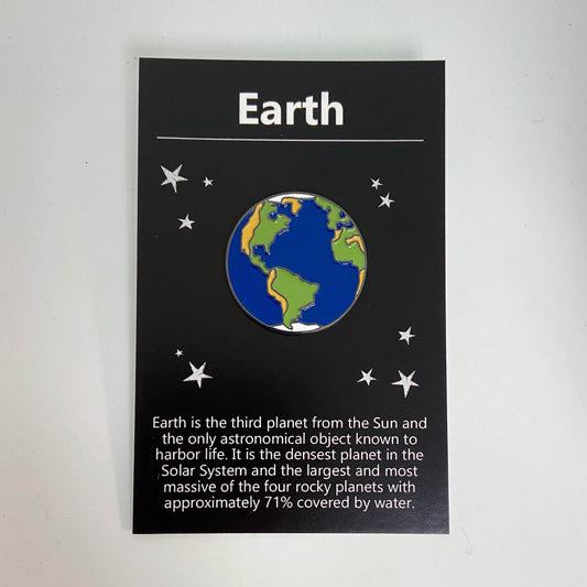 Yugen Handmade Enamel Pin Earth Enamel Pin Earth Enamel Pin