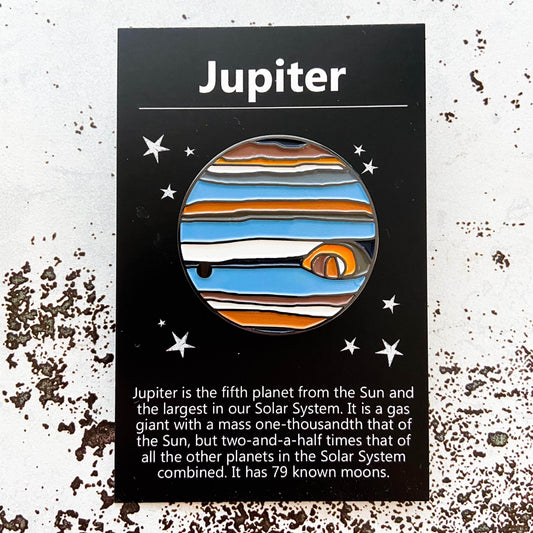 Yugen Handmade Enamel Pin Jupiter Enamel Pin Jupiter Enamel Pin