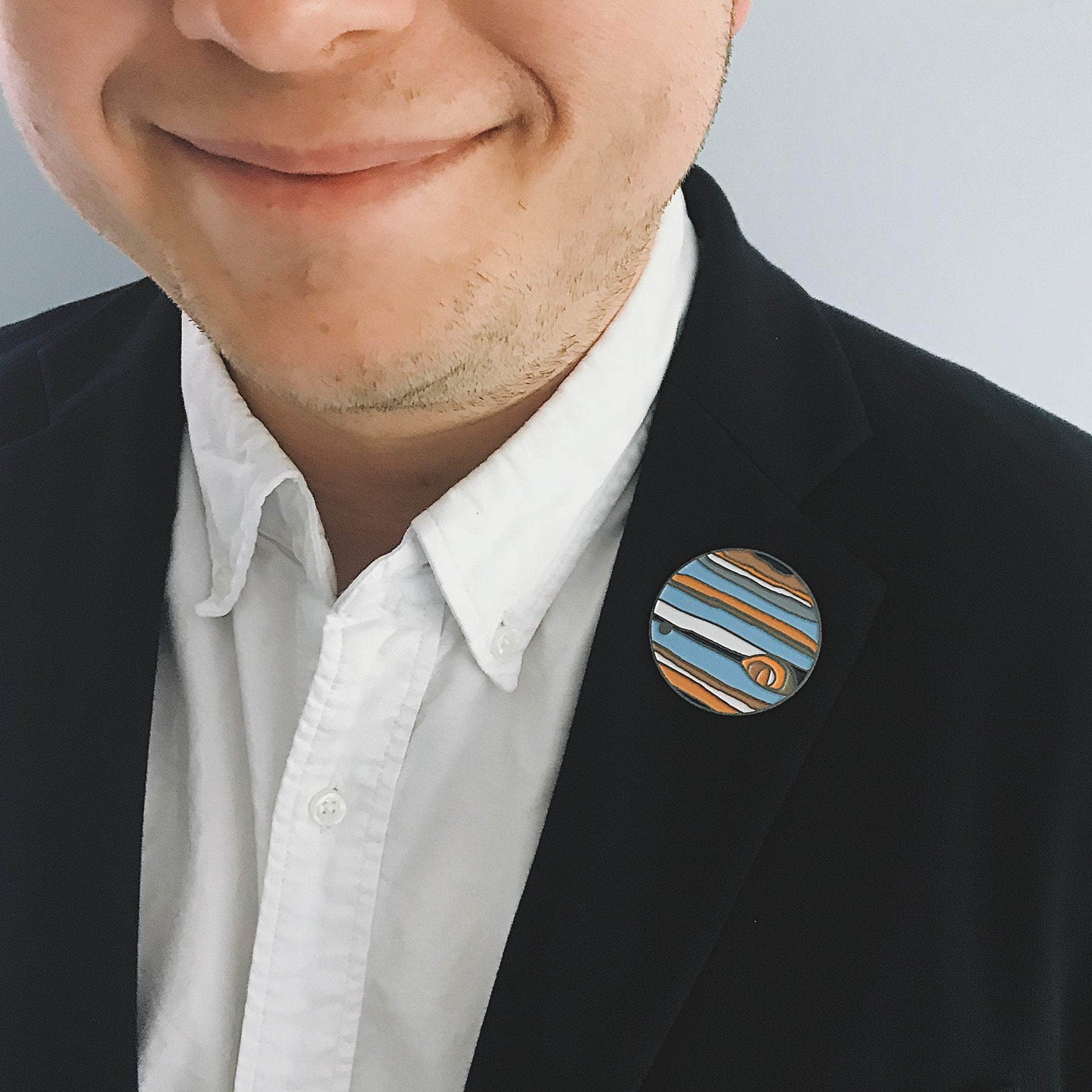 Yugen Handmade Enamel Pin Jupiter Enamel Pin Jupiter Enamel Pin