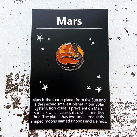 Yugen Handmade Enamel Pin Mars Enamel Pin Mars Enamel Pin