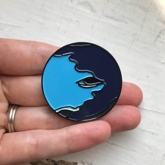 Yugen Handmade Enamel Pin Neptune Enamel Pin Neptune Enamel Pin
