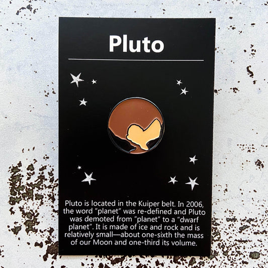 Yugen Handmade Enamel Pin Pluto Enamel Pin Pluto Enamel Pin