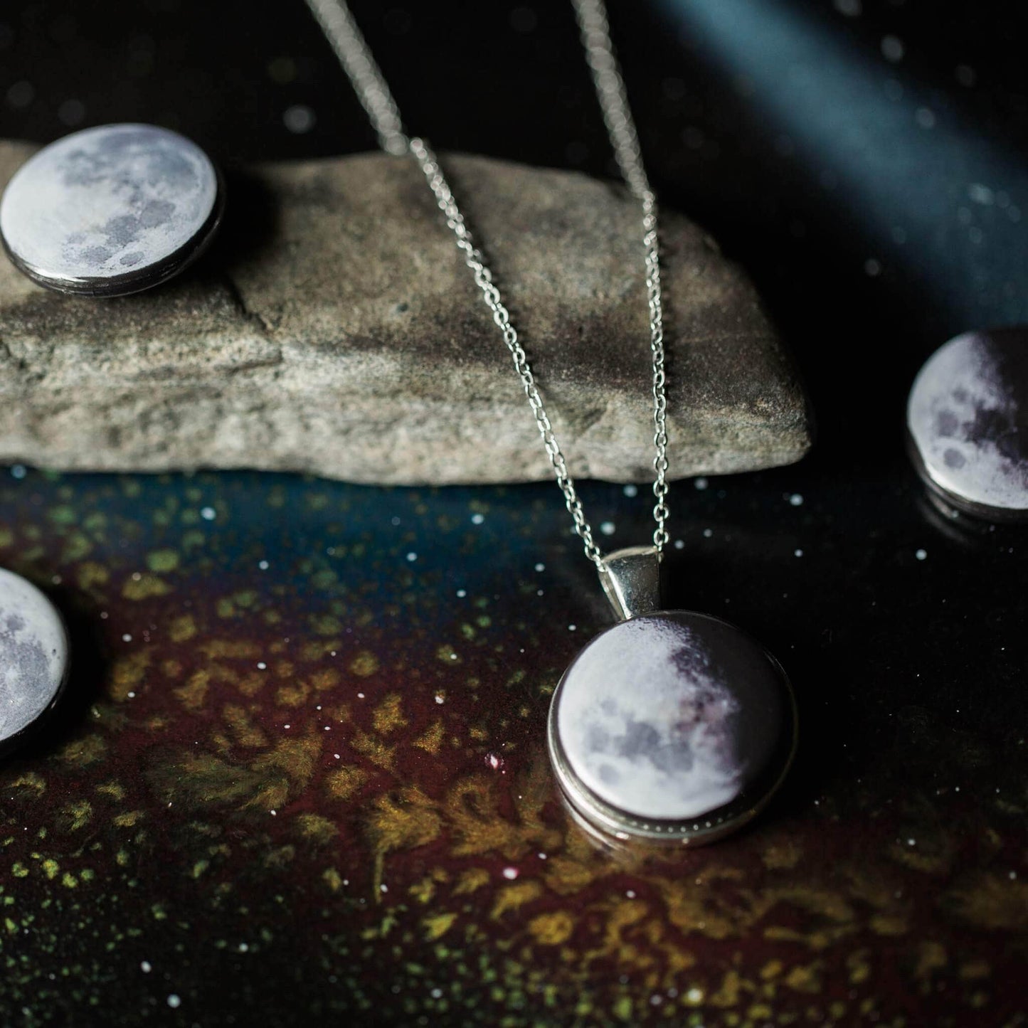 Yugen Handmade Necklace Interchangeable Moon Phase Necklace Interchangeable Moon Phase Necklace