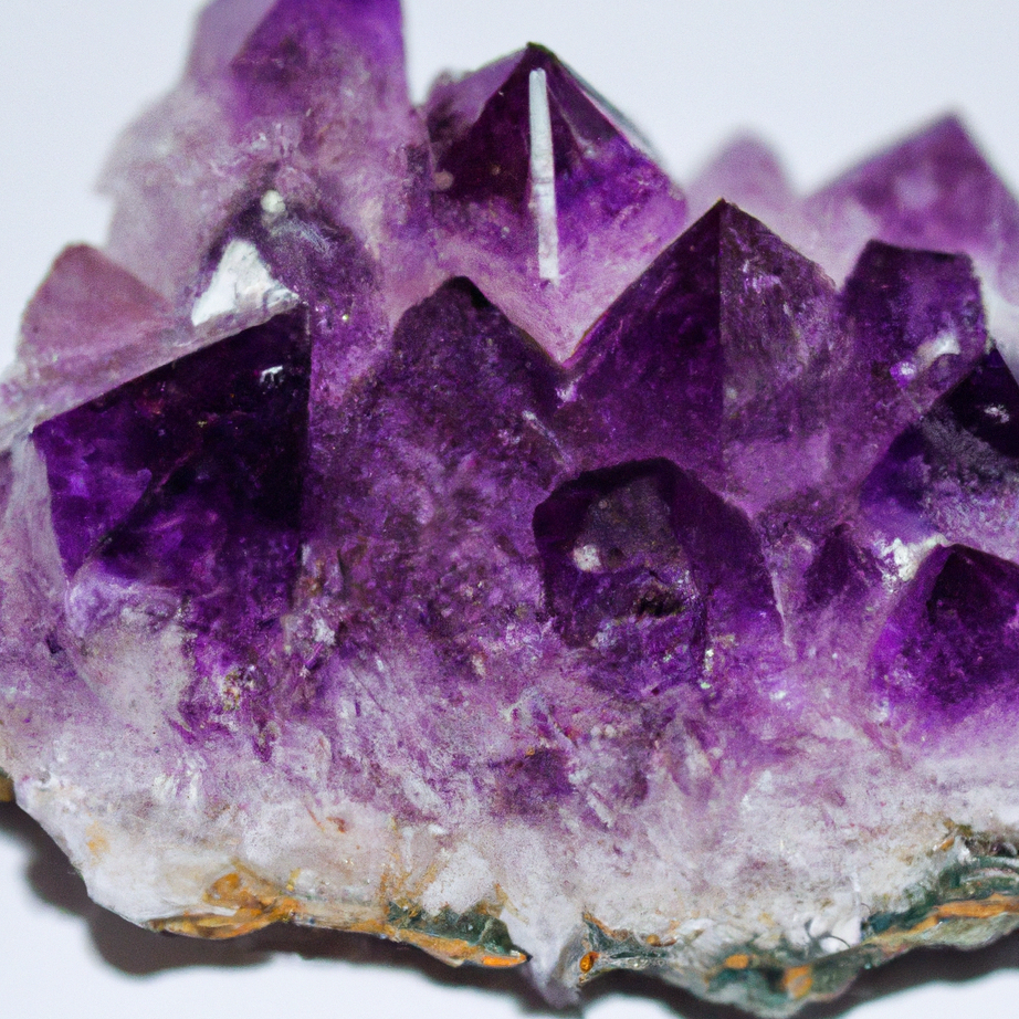Purple crystalline specimen 