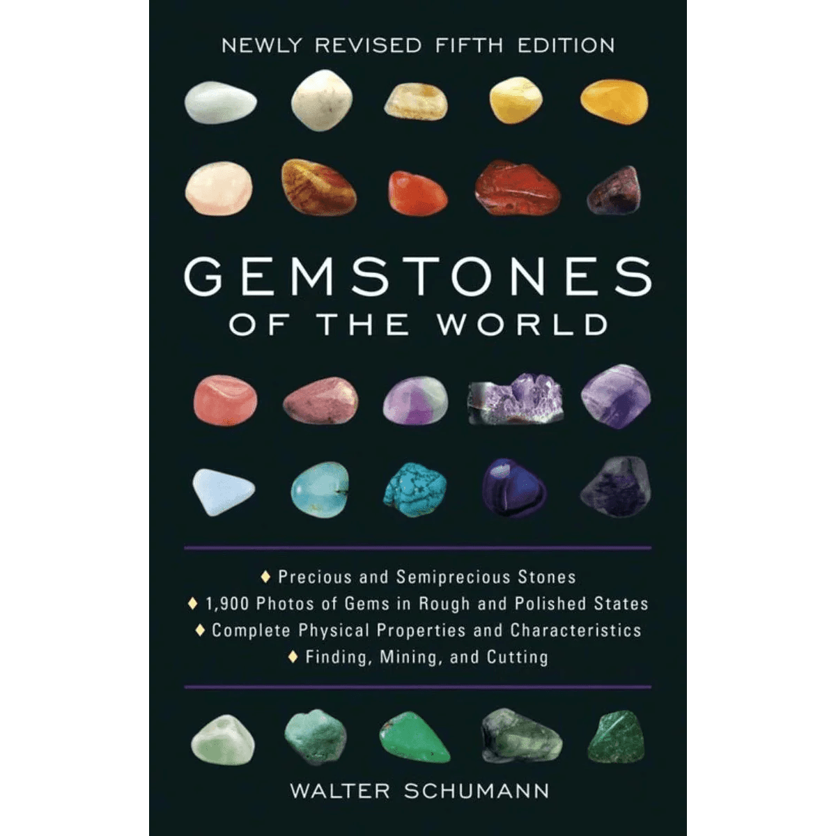 6-11 Crystals Books Gemstones of the World by Walter Schumann