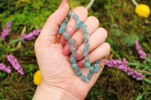 6-11 Crystals Crystal Apatite Gemstone Chip Bracelets