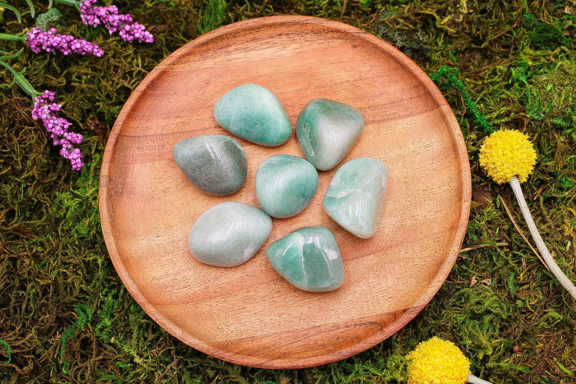 6-11 Crystals Crystal Aventurine Tumbles Large