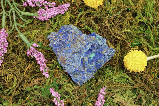 6-11 Crystals Crystal Azurite and Malachite (az-02) 3 x 4"