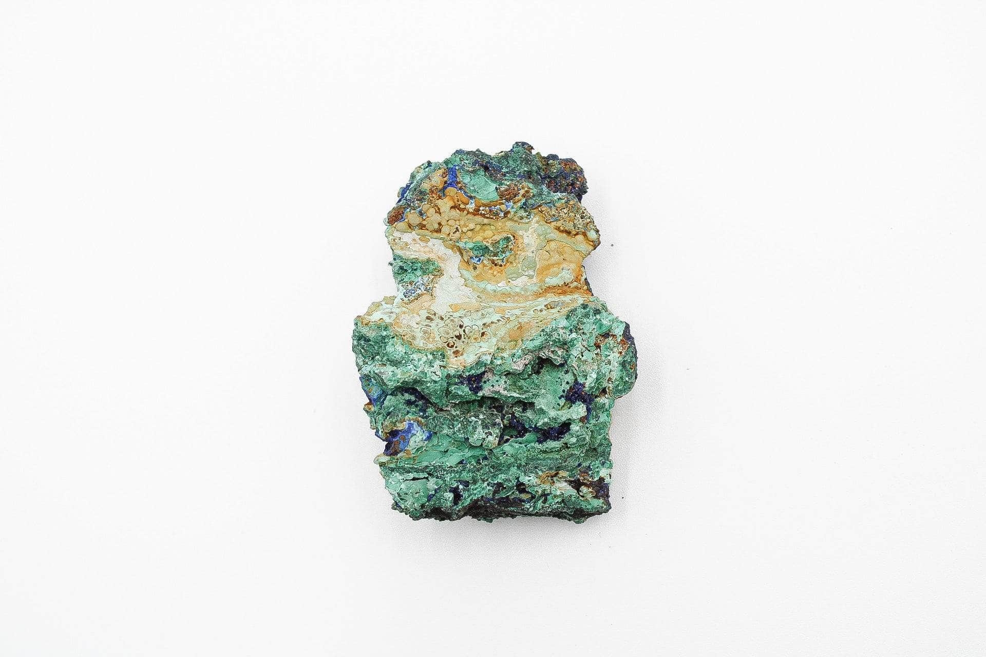 6-11 Crystals Crystal Azurite and Malachite Specimen (az-01) 3” x 4”