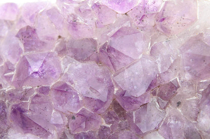 6-11 Crystals Crystal Brazilian Amethyst with Stand 8" long - Your cosmic vessel to tranquility!