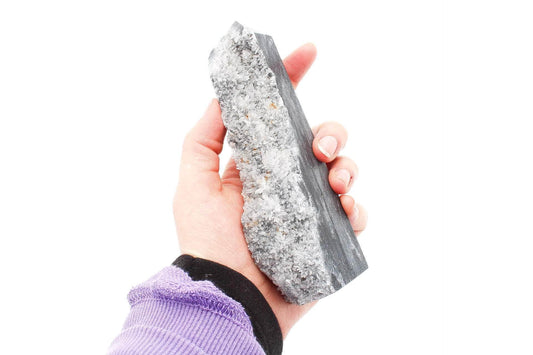 6-11 Crystals Crystal Calcite Tower with Needle Quartz 6" Calcite Tower with Needle Quartz 6"