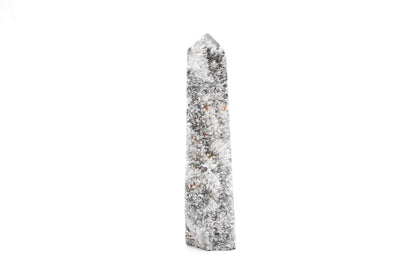6-11 Crystals Crystal Calcite Tower with Needle Quartz 6" Calcite Tower with Needle Quartz 6"