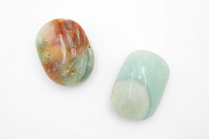 6-11 Crystals Crystal Chinese Amazonite Palm Stone 2.5"