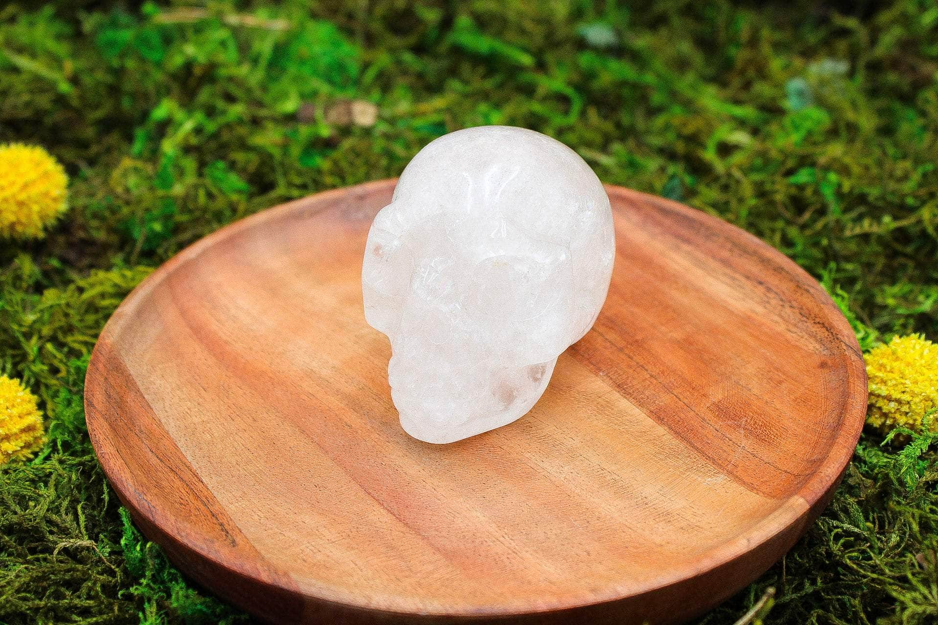 6-11 Crystals Crystal Clear Quartz Skull 3"x3.5" Clear Quartz Skull 3"x3.5"