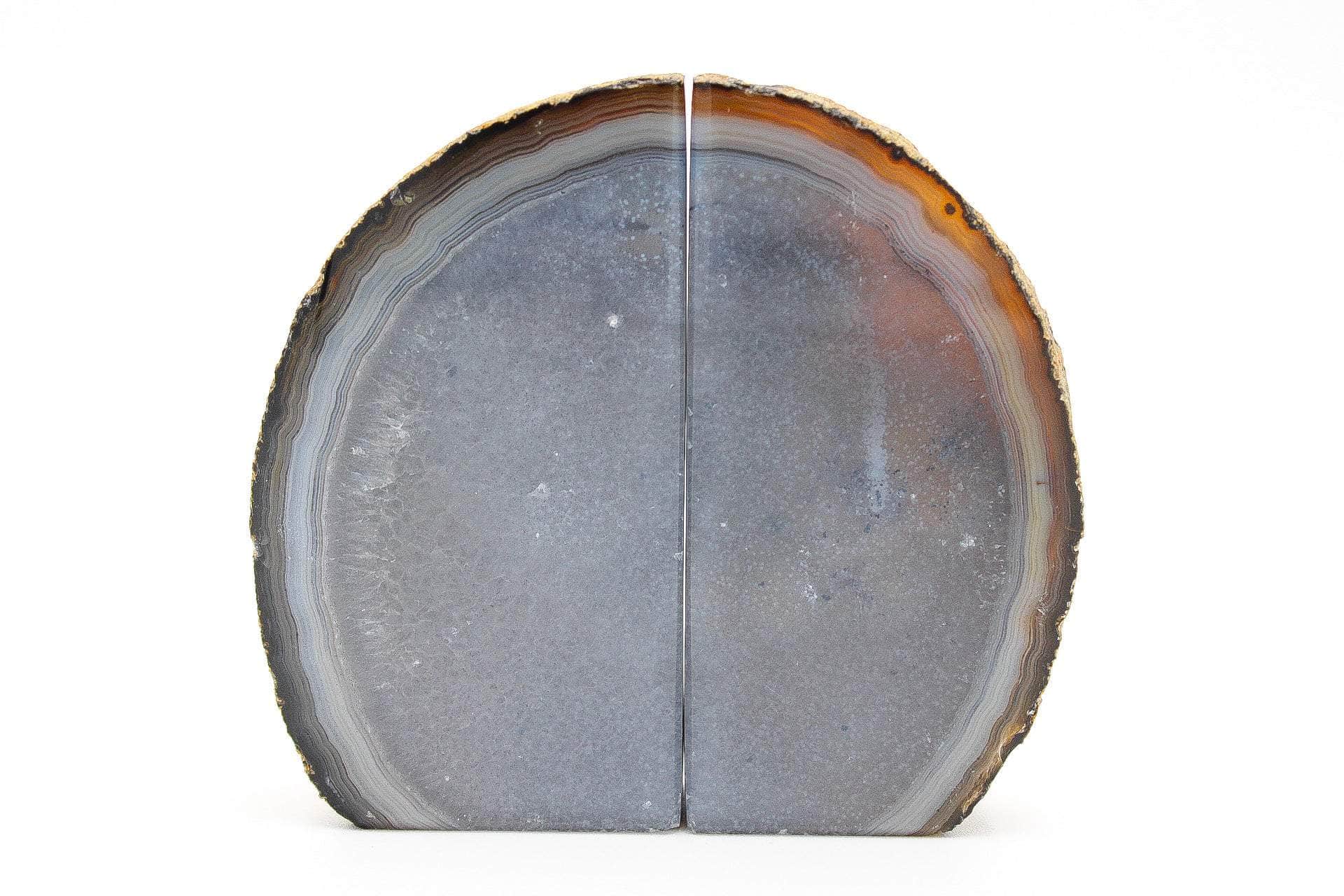 6-11 Crystals Crystal, decor Natural 2 2.5" x 4.25" Agate Bookends