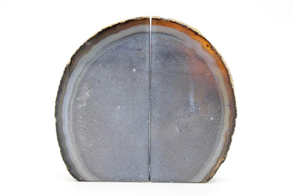 6-11 Crystals Crystal, decor Natural 2 2.5" x 4.25" Agate Bookends