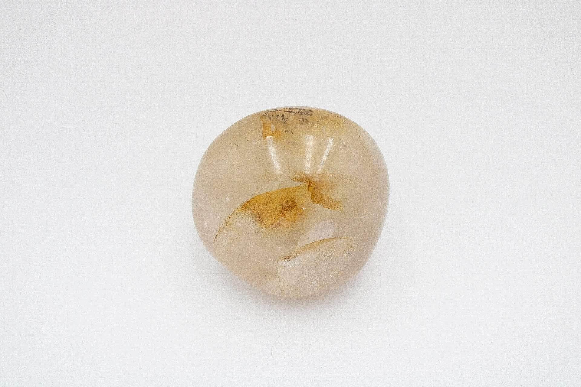 6-11 Crystals Crystal Dendritic Golden Healer Palm Stone *RARE* 2" x 2"