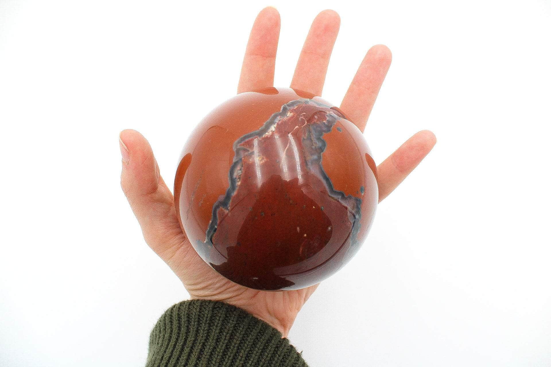 6-11 Crystals Crystal Football Agate Sphere Football Agate Sphere