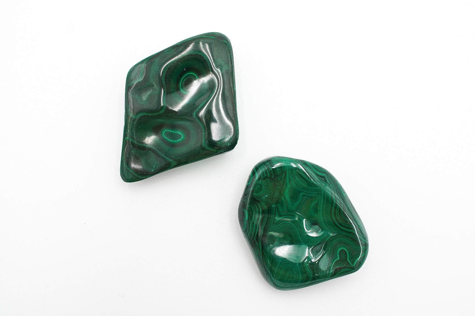 6-11 Crystals Crystal Freeform Polished Malachite – Embrace Transformation and Protection! 3.5"