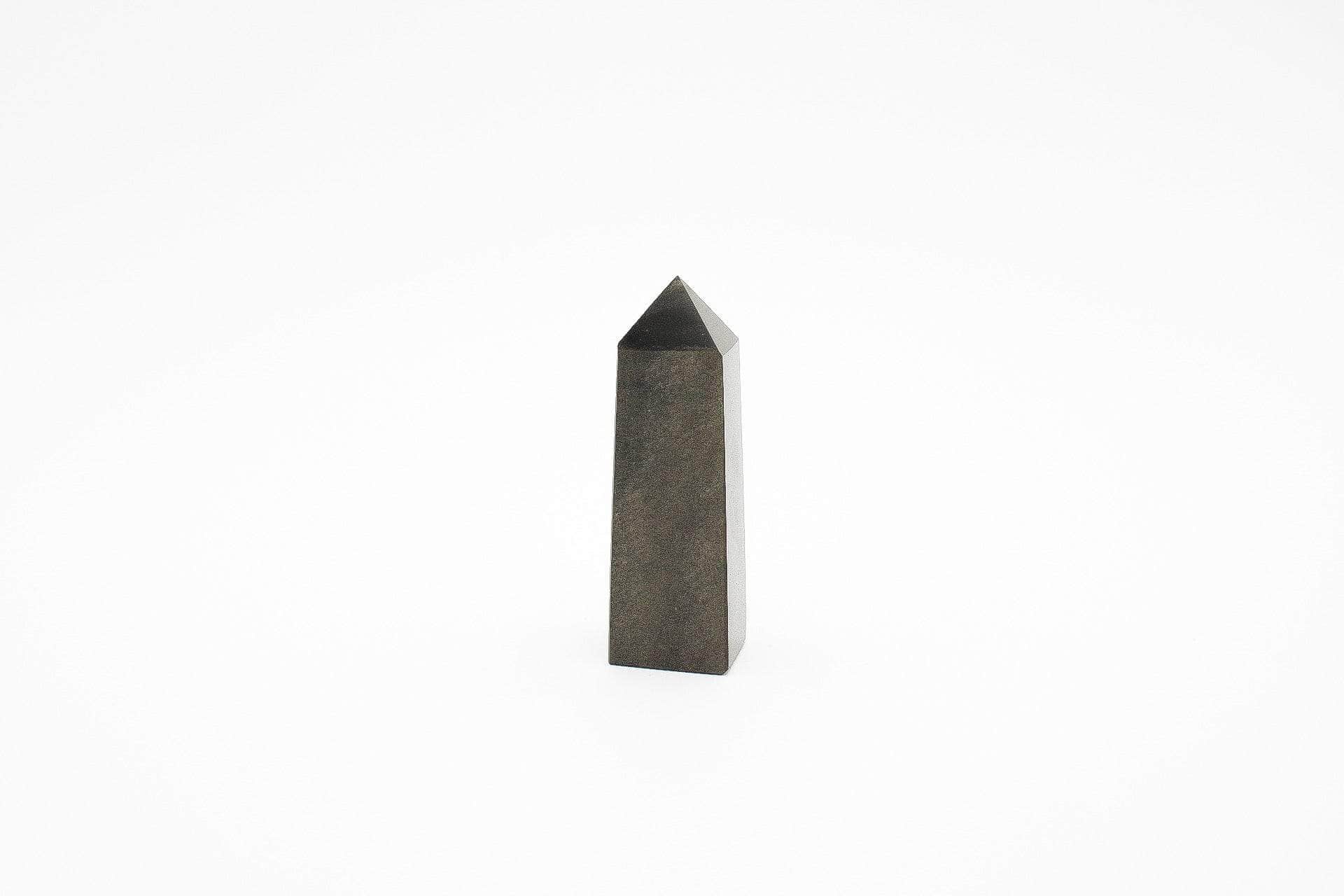 6-11 Crystals Crystal Golden Obsidian Tower (ob-01) 3.36" tall