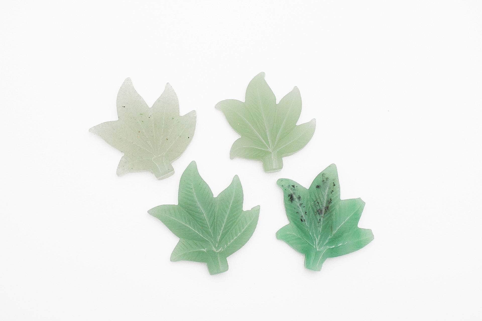 6-11 Crystals Crystal Green Aventurine Leaf (av-01)