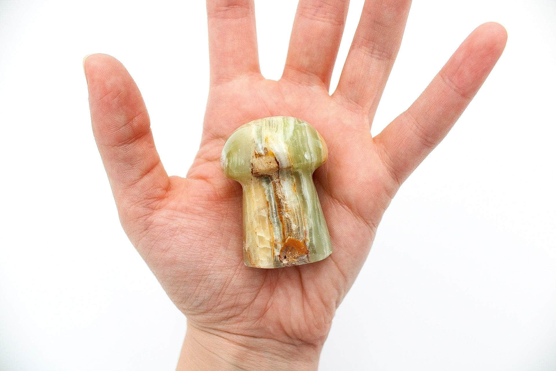 6-11 Crystals Crystal Green Onyx Mushroom Green Onyx Mushroom