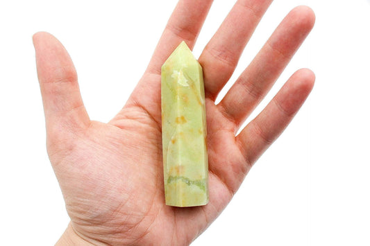 6-11 Crystals Crystal Green Opal Towers Green Opal Towers