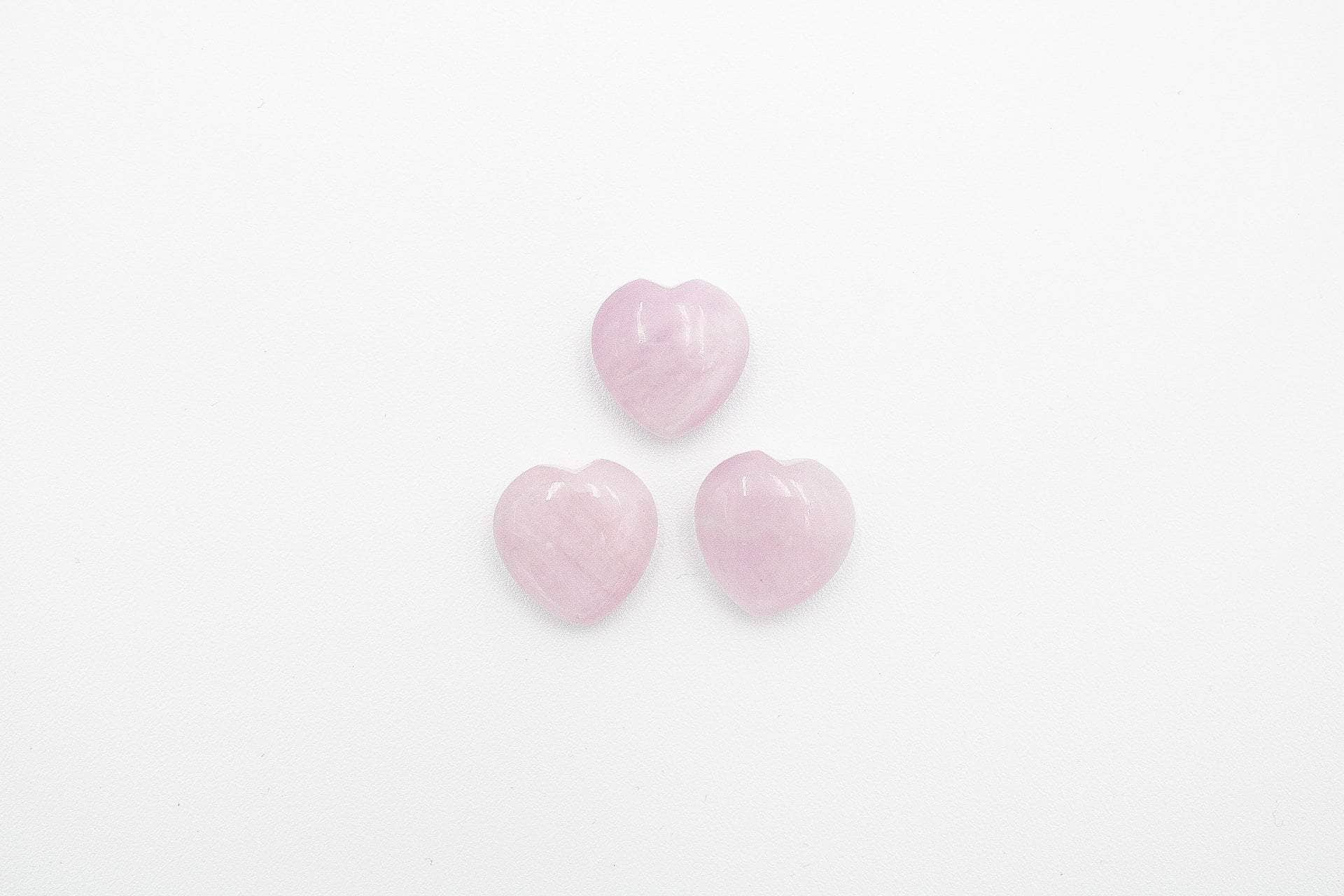 6-11 Crystals Crystal Kunzite Heart (kn-02) 14.5mm x 14.9mm