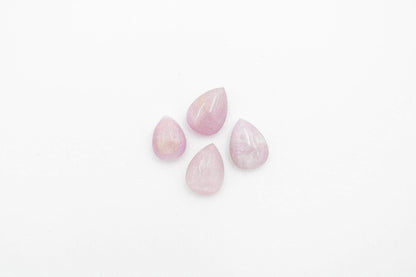 6-11 Crystals Crystal Kunzite Teardrop (kn-01) 13mm x 18.1mm