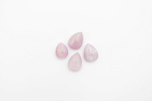 6-11 Crystals Crystal Kunzite Teardrop (kn-01) 13mm x 18.1mm