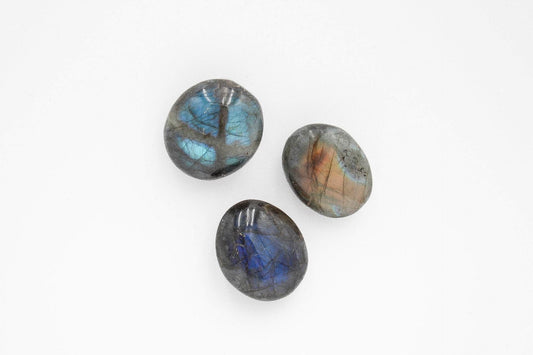 6-11 Crystals Crystal Labradorite Mini Palms (lb-05) Approx 1.5" Long