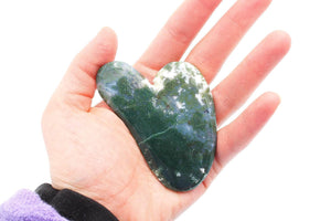 6-11 Crystals Crystal Moss Agate Gua Sha Moss Agate Gua Sha