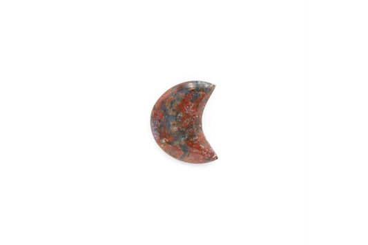 6-11 Crystals Crystal Plume Agate Moon (mn-04)