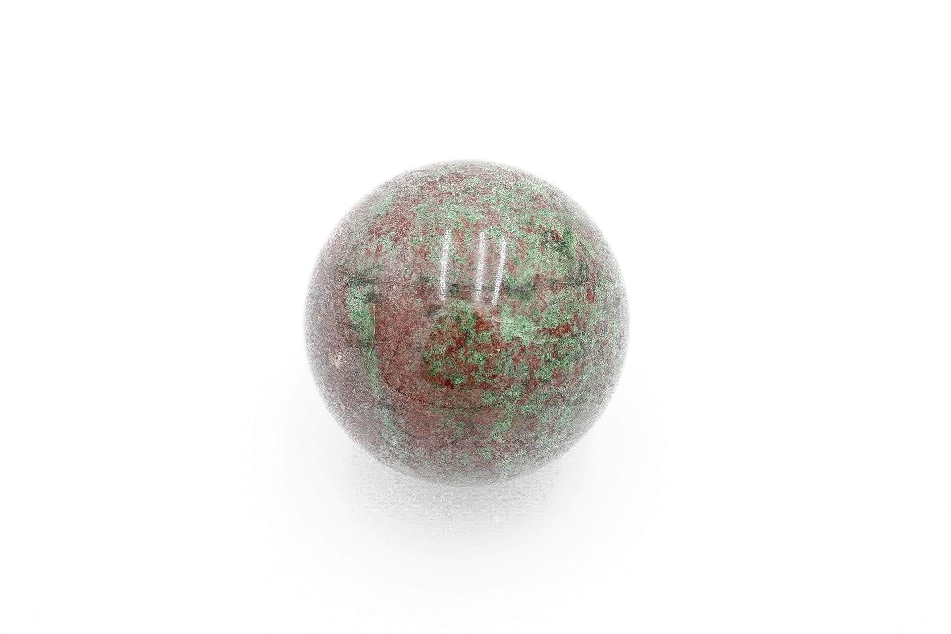 6-11 Crystals Crystal Red and Green Garnet (Grenatite) Sphere