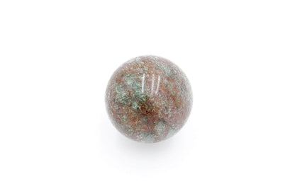 6-11 Crystals Crystal Red and Green Garnet Sphere (Grenatite) 23.7 mm