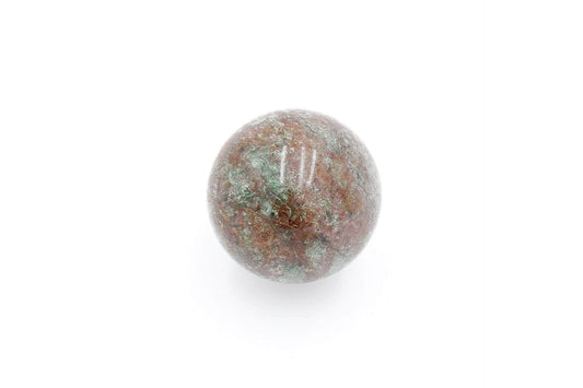 6-11 Crystals Crystal Red and Green Garnet Sphere (Grenatite) 23.7 mm
