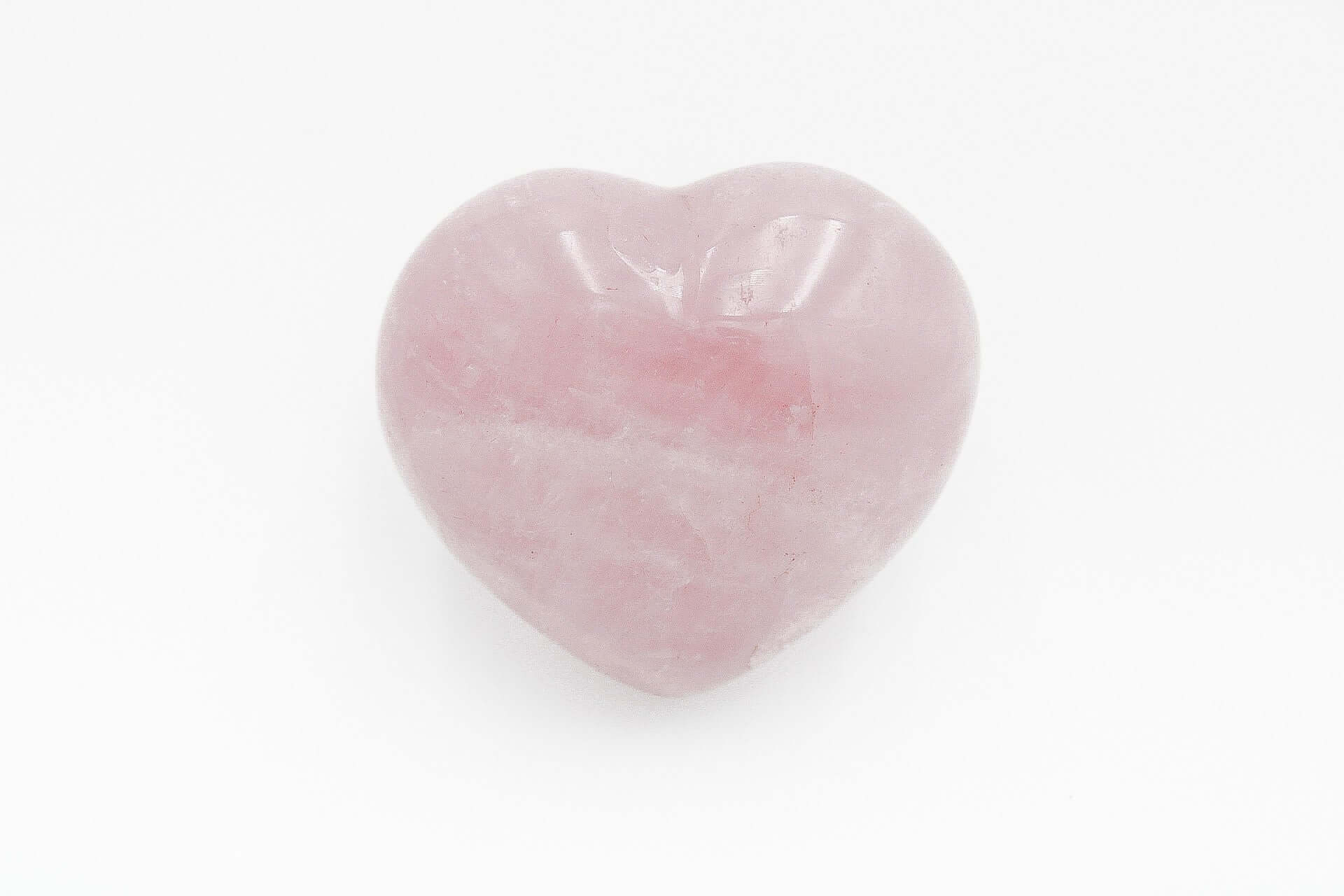 6-11 Crystals Crystal Rose Quartz Heart (rq-02) 2.75" x 2.5"
