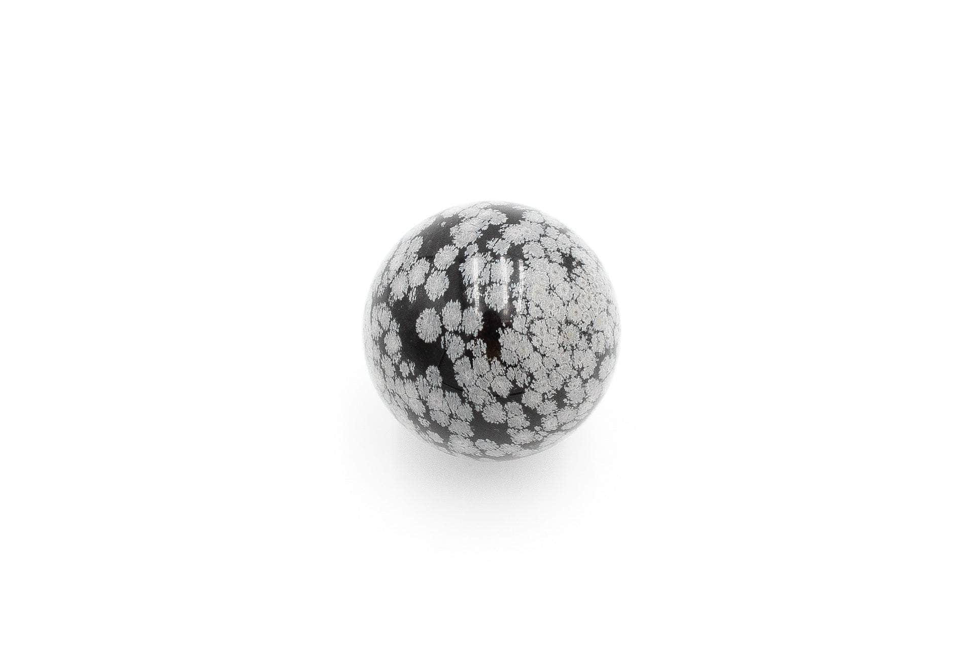 6-11 Crystals Crystal Snowflake Obsidian Sphere 60mm