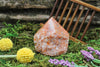 6-11 Crystals Crystal Sunstone Polished Top Tower (ss-01) 2.5” x 3” x 2.5”