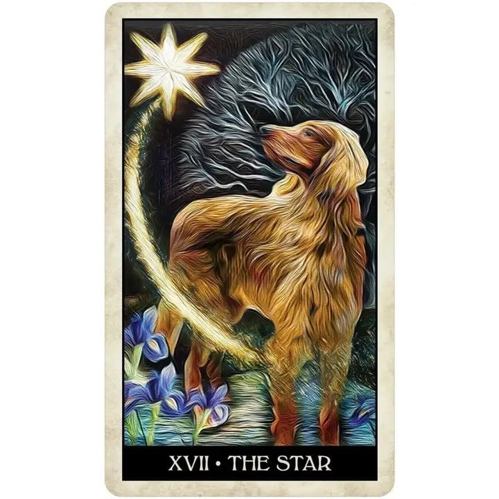 6-11 Crystals Crystal Wise Dog Tarot Deck