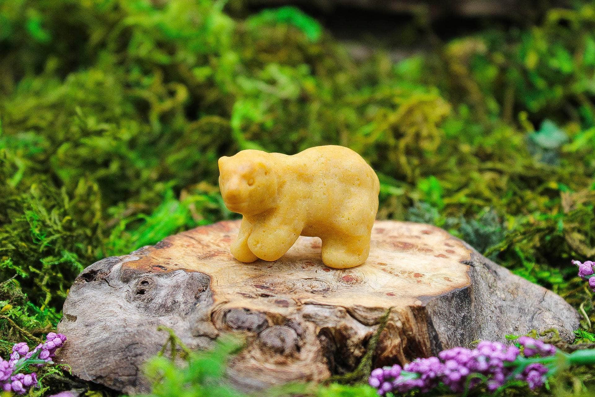 6-11 Crystals Crystal Yellow Aventurine Bears Animal Carvings