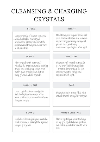 6-11 Crystals Digital Download CRYSTAL JOURNAL - Digital Download