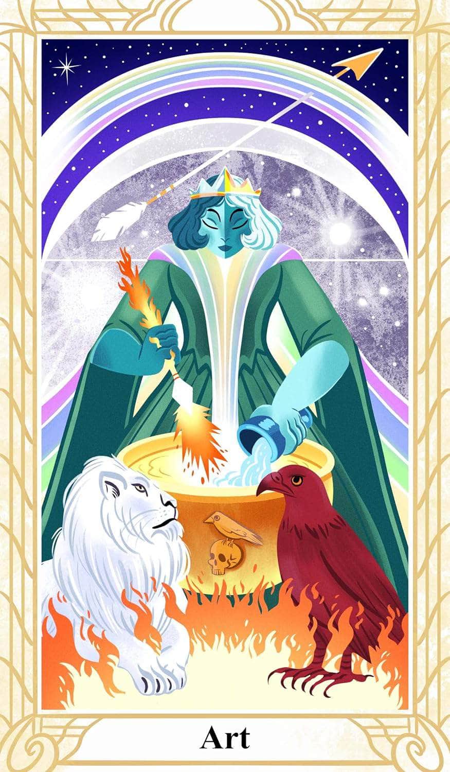6-11 Crystals Divination Aleister Crowley Tarot