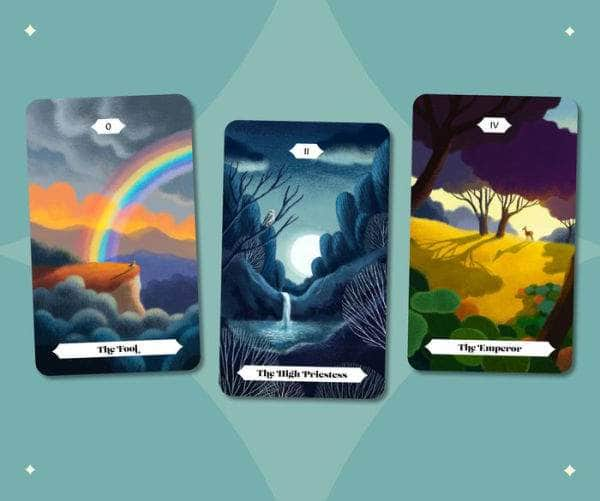 6-11 Crystals Divination Tarot Landscapes - Tarot Deck