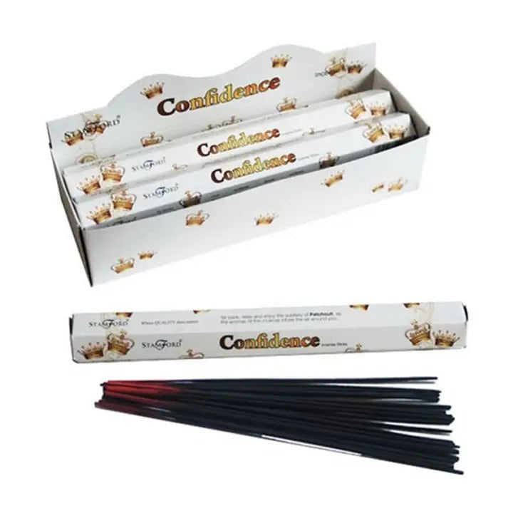 6-11 Crystals Incense Confidence Stamford - Plant Based - Stick Incense