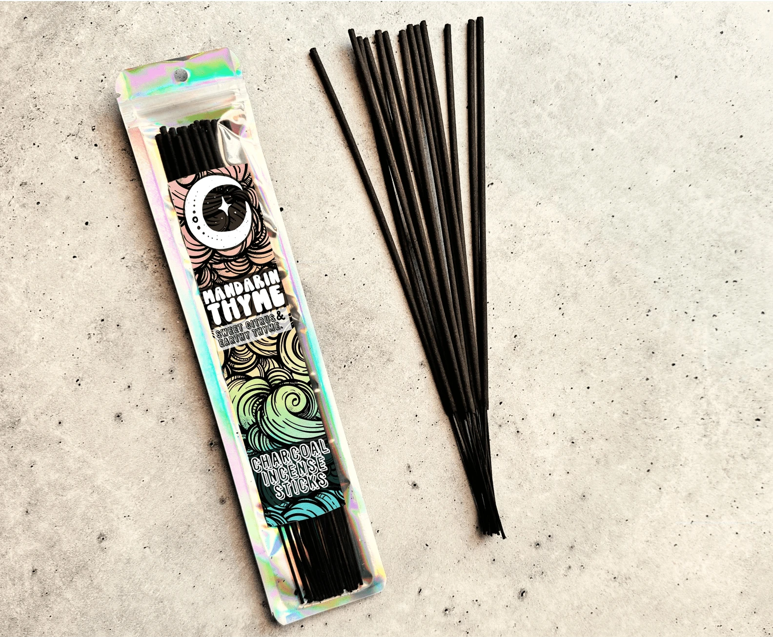 6-11 Crystals Incense Mandarin Thyme Cosmically Misplaced 9" Incense Stick Cosmically Misplaced 9" Incense Stick
