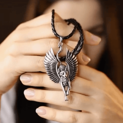 Ancient Treasures Pendants & Necklaces Ancient Egypt Bastet Goddess of Cats Stainless Steel Necklace Ancient Egypt Bastet Goddess of Cats Stainless Steel Necklace