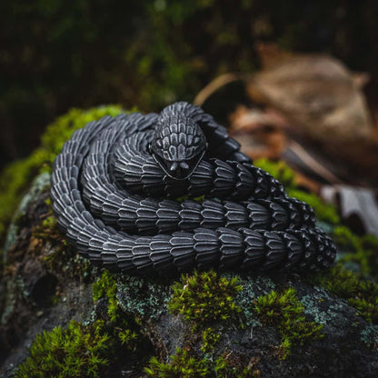 Ancient Treasures Pendants & Necklaces Viking Heavy Jörmungandr World Serpant Snake Chain Viking Heavy Jörmungandr World Serpant Snake Chain