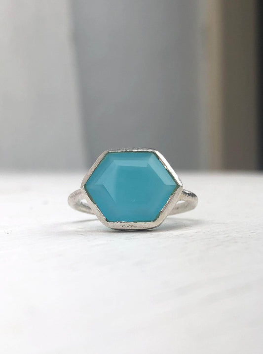 Ash & Rose 6 Talia Chalcedony Ring Talia Chalcedony Ring