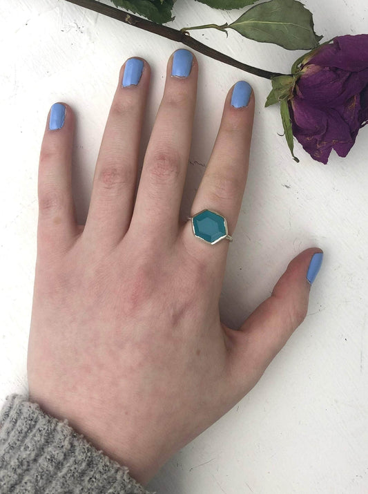 Ash & Rose 6 Talia Chalcedony Ring Talia Chalcedony Ring